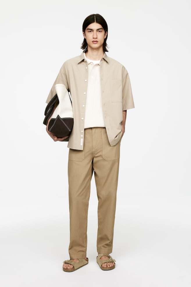 Хлопковые брюки-утилиты Arket, бежевый
Хлопковые брюки-утилиты Arket, бежевый