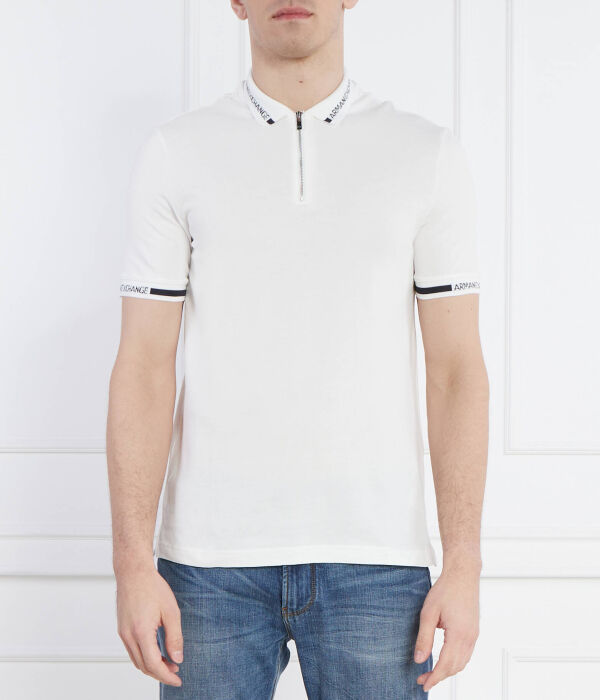 Рубашка поло Armani Exchange, белый 
Рубашка поло Armani Exchange, белый