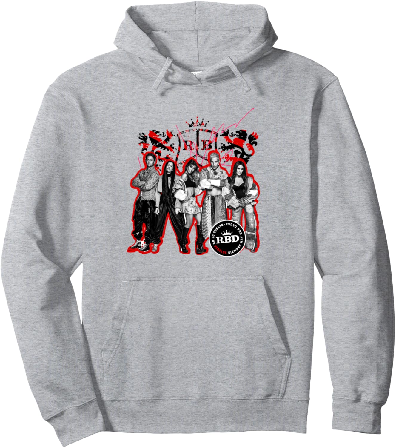 Толстовка RBD Rebelde Tour 2023 Rebelde Concert, серая Rebelde Rbd
Толстовка RBD Rebelde Tour 2023 Rebelde Concert, серая Rebelde Rbd