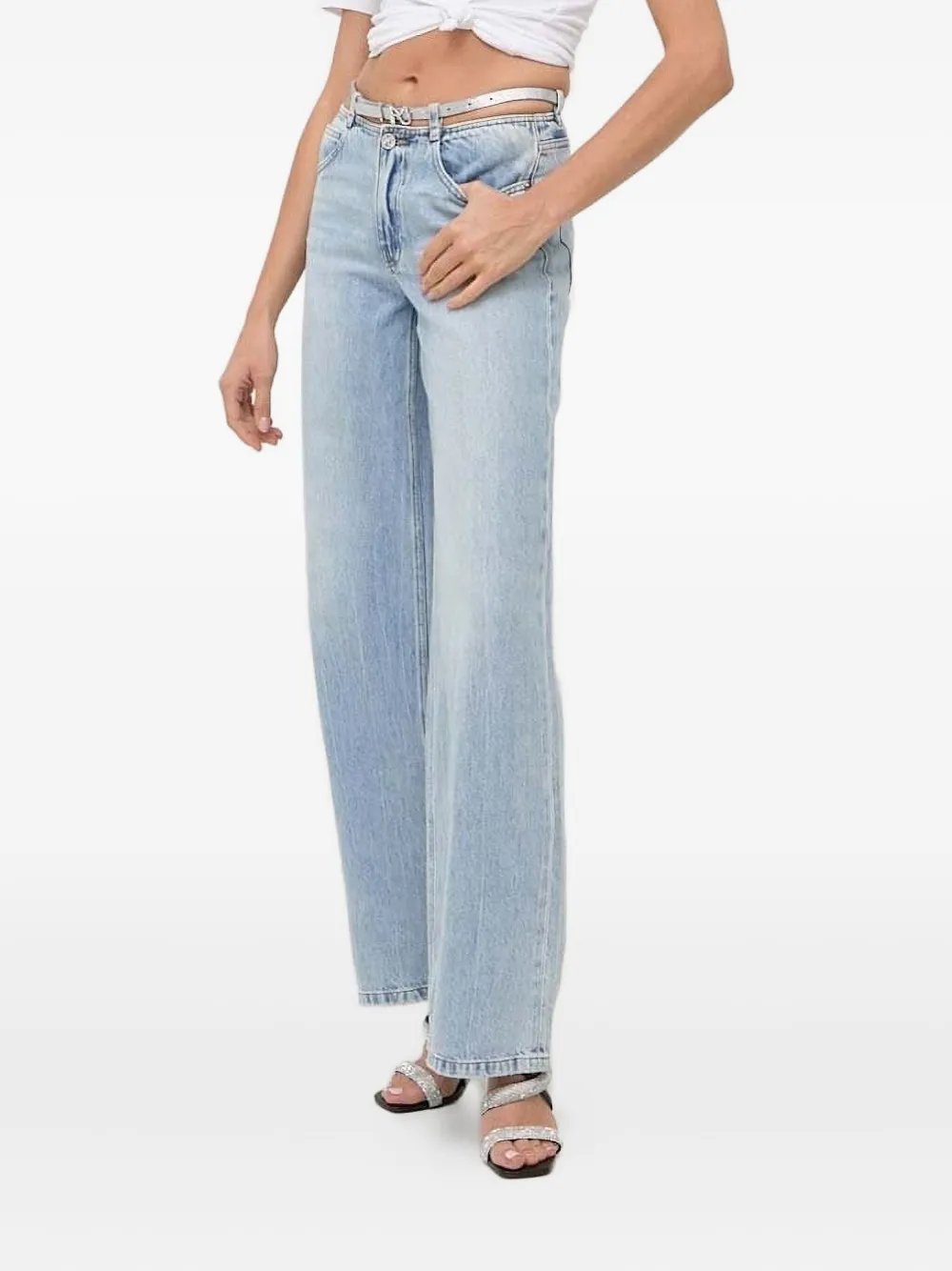 Джинсы с отделкой ракушками Miss Sixty, синий
Джинсы с отделкой ракушками Miss Sixty, синий