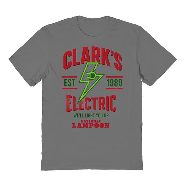 Футболка с принтом Clark's Electric из фильма «Рождественские каникулы» National Lampoon Licensed Character
Футболка с принтом Clark's Electric из фильма «Рождественские каникулы» National Lampoon Licensed Character