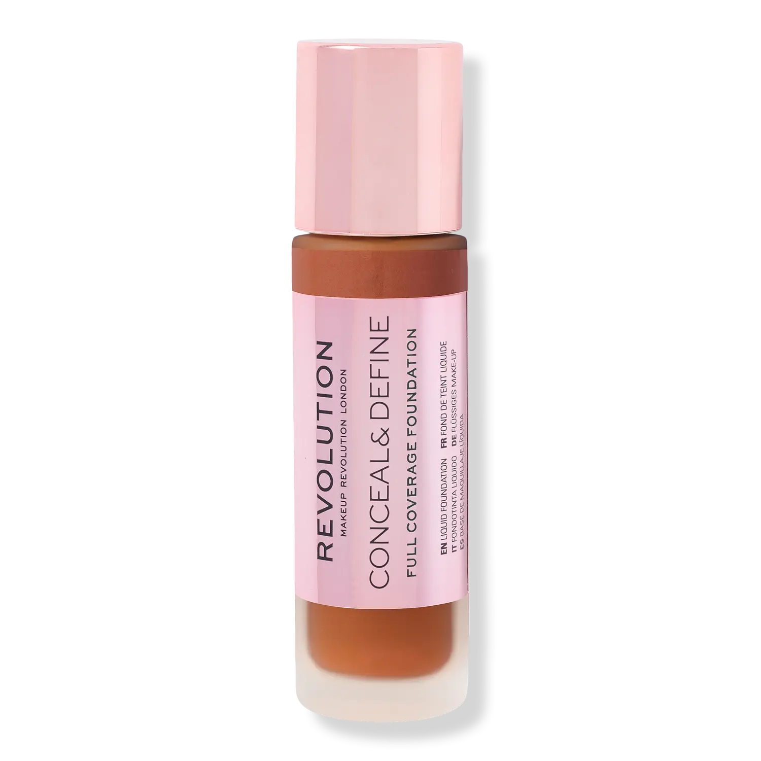 Тональный крем Conceal & Define с полным покрытием Revolution Beauty, F16 (for dark skin tones w/ a warm undertone)
Тональный крем Conceal & Define с полным покрытием Revolution Beauty, F16 (for dark skin tones w/ a warm undertone)