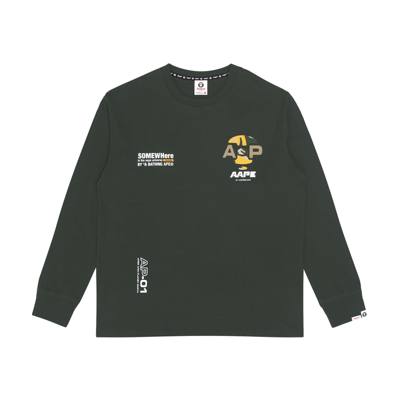 Футболка мужская Aape, Jasper Gre
Футболка мужская Aape, Jasper Gre