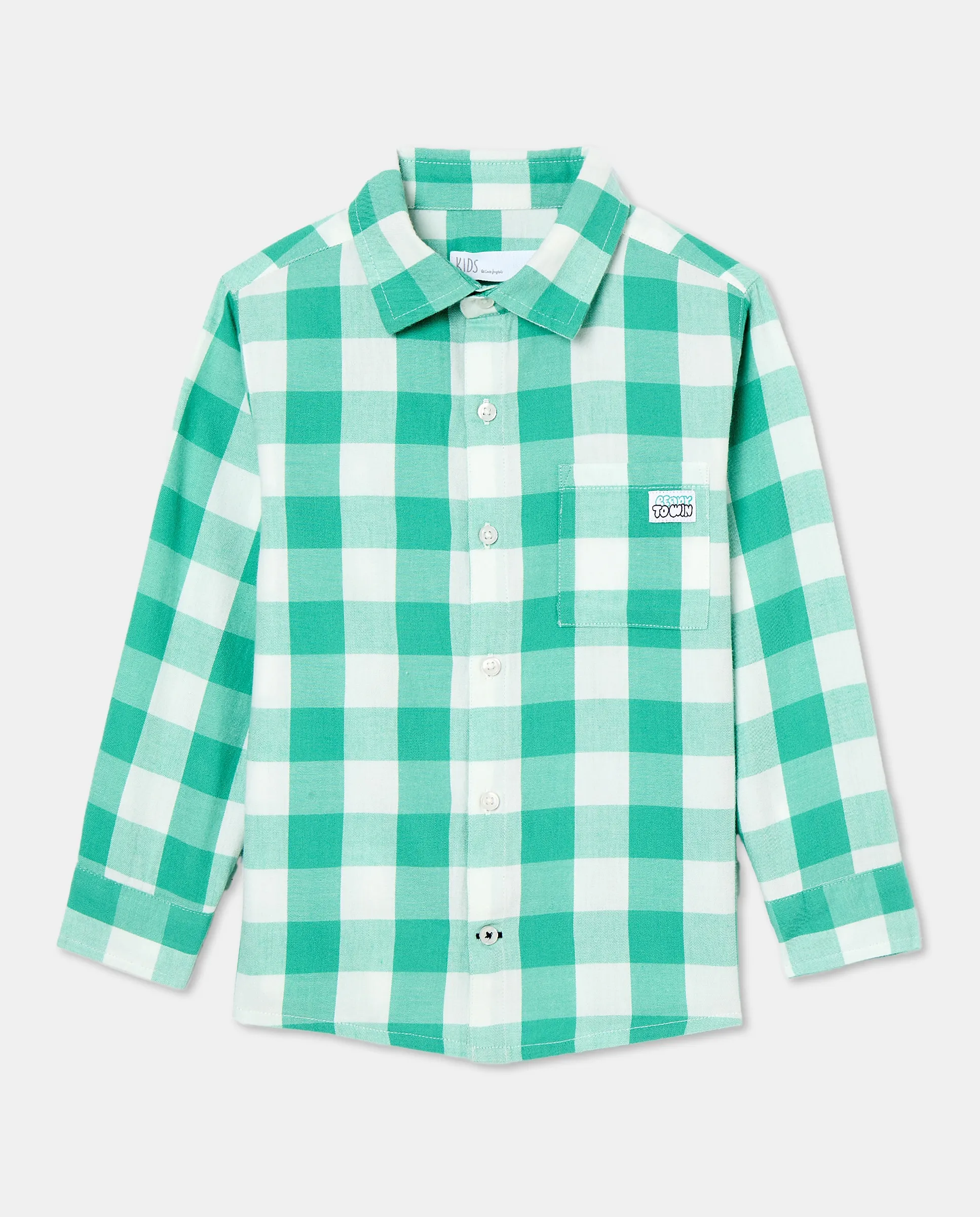 Детская фланелевая рубашка с длинным рукавом в клетку Kids El Corte Inglés, зеленый
Детская фланелевая рубашка с длинным рукавом в клетку Kids El Corte Inglés, зеленый