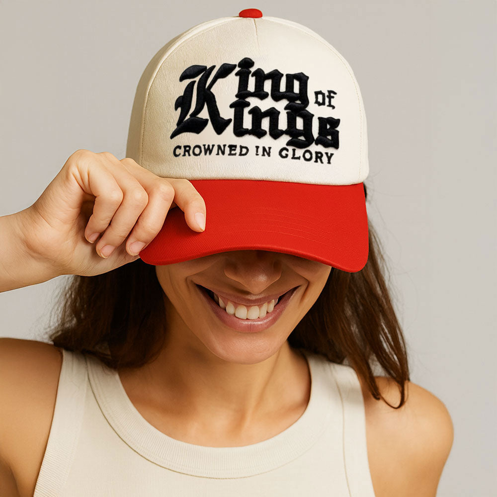 Бейсболка KING с вышитым логотипом, пятипанельная, из парусины FASHNZFAB, красный
Бейсболка KING с вышитым логотипом, пятипанельная, из парусины FASHNZFAB, красный