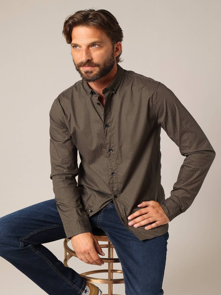 Рубашка на пуговицах классического кроя Deeluxe BOGART, хаки
Рубашка на пуговицах классического кроя Deeluxe BOGART, хаки