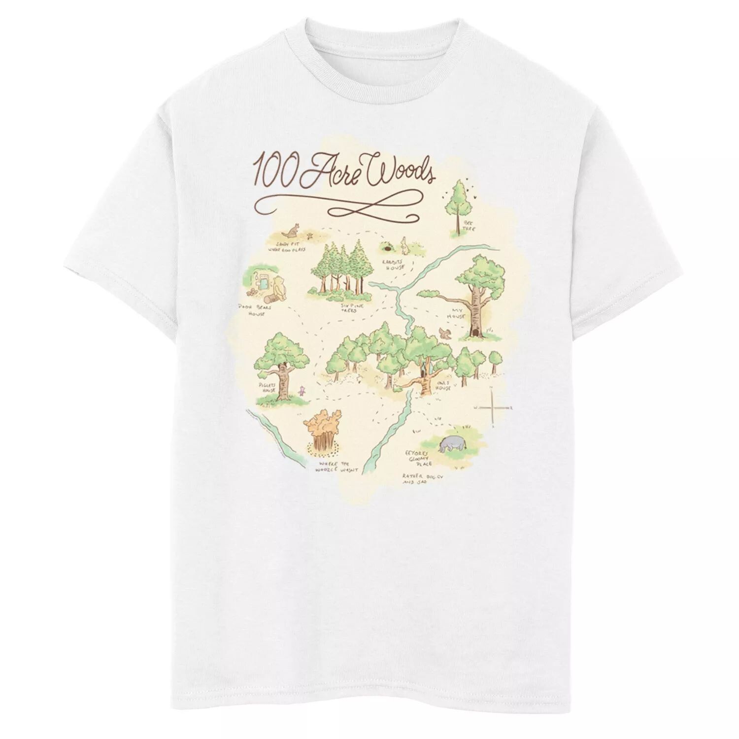 Футболка с рисунком «Винни-Пух» Disney для мальчиков 8–20 лет, площадь 100 акров, карта леса Disney, белый
Футболка с рисунком «Винни-Пух» Disney для мальчиков 8–20 лет, площадь 100 акров, карта леса Disney, белый