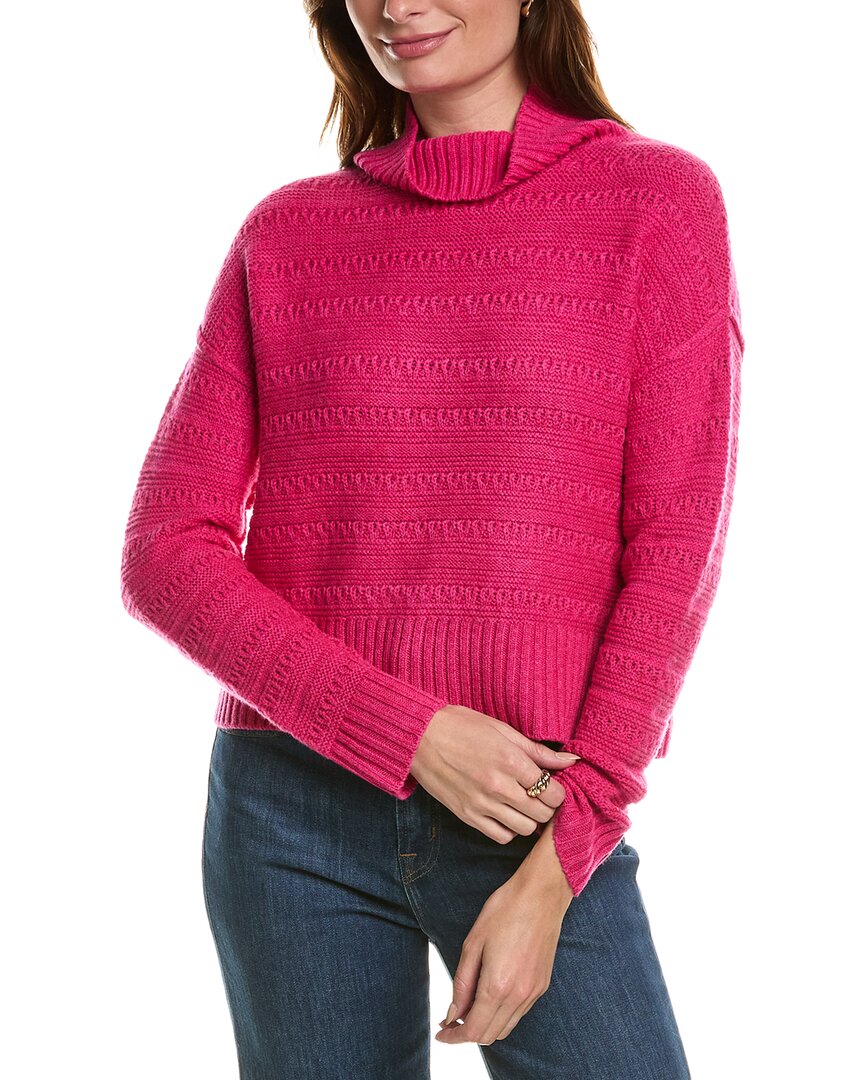 Укороченный фактурный свитер Forte Cashmere с воротником-стойкой из смеси шерсти и кашемира, розовый
Укороченный фактурный свитер Forte Cashmere с воротником-стойкой из смеси шерсти и кашемира, розовый