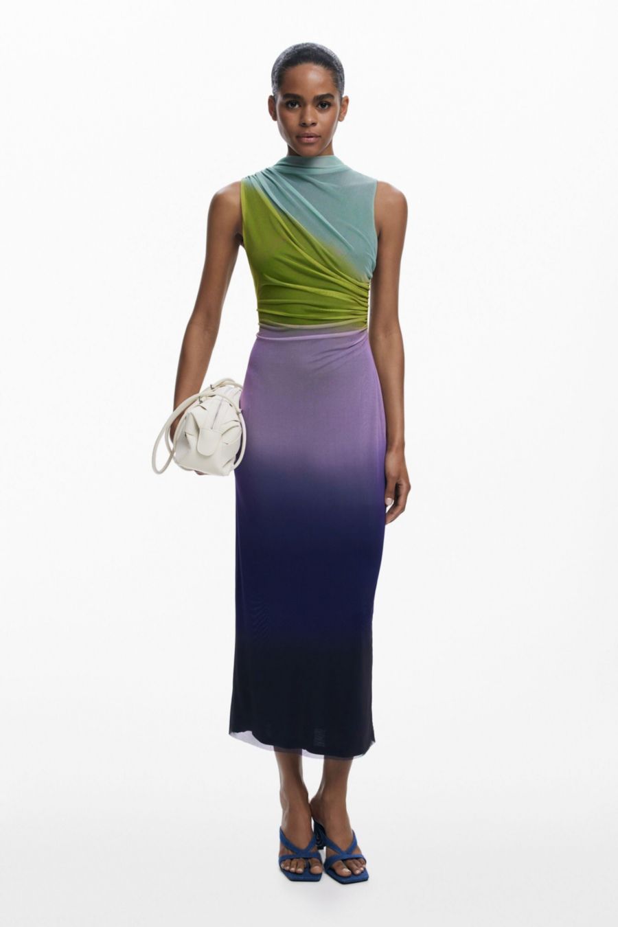 Женское миди-платье из тюля с градиентным переходом цвета Desigual, Purple
Женское миди-платье из тюля с градиентным переходом цвета Desigual, Purple