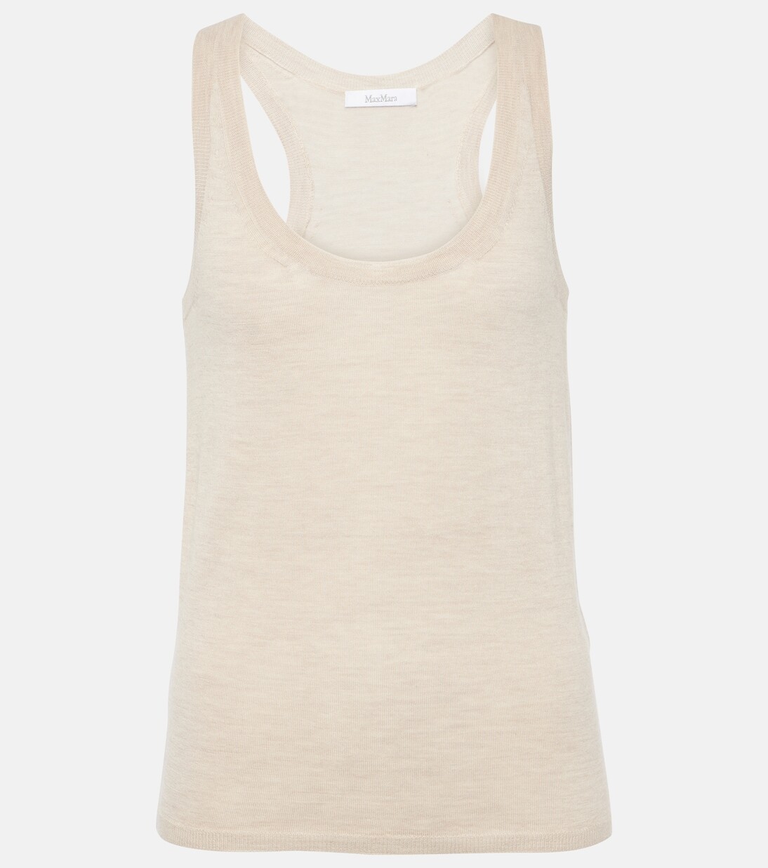 Кашемировая майка abbono Max Mara, бежевый 
Кашемировая майка abbono Max Mara, бежевый