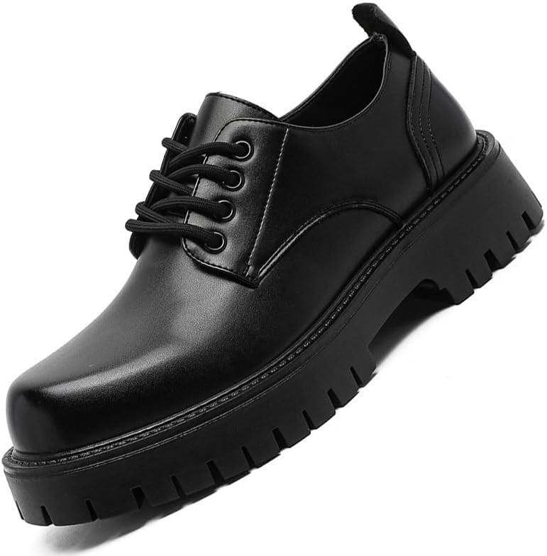 Мужские массивные двухцветные туфли с носком, деловые оксфорды на платформе для мужчин, увеличивающие рост, повседневные дерби Gezykao, черный
Мужские массивные двухцветные туфли с носком, деловые оксфорды на платформе для мужчин, увеличивающие рост, повседневные дерби Gezykao, черный