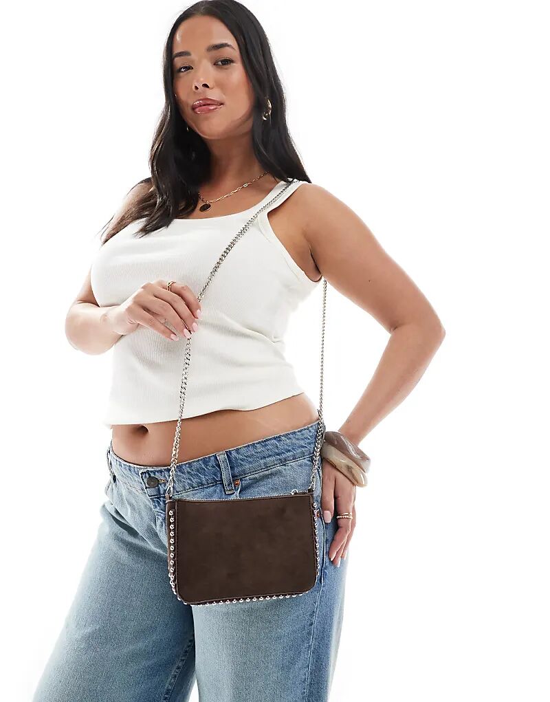 Миниатюрная сумка Stradivarius из искусственной замши с бусинами коричневого цвета
Миниатюрная сумка Stradivarius из искусственной замши с бусинами коричневого цвета