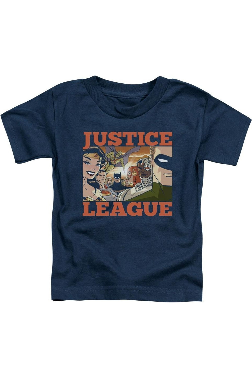 Футболка с коротким рукавом для малышей Justice League of America New Dawn Group Gildan, темно-синий
Футболка с коротким рукавом для малышей Justice League of America New Dawn Group Gildan, темно-синий