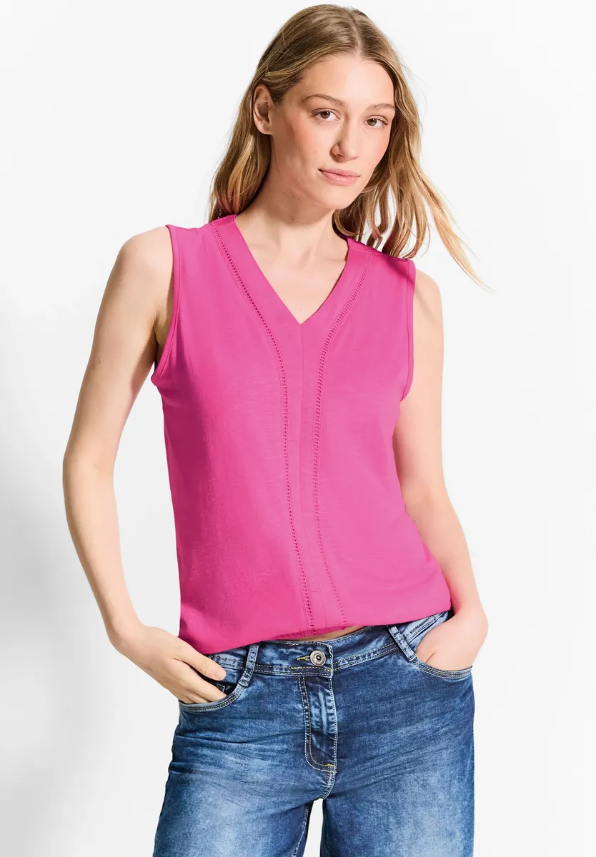 Майка Cecil с вышивкой, розовый
Майка Cecil с вышивкой, розовый