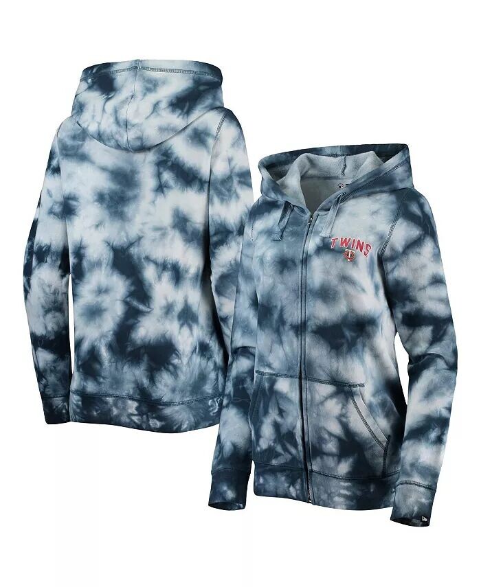 Женская темно-синяя толстовка с молнией во всю длину Minnesota Twins Tie-Dye New Era
Женская темно-синяя толстовка с молнией во всю длину Minnesota Twins Tie-Dye New Era