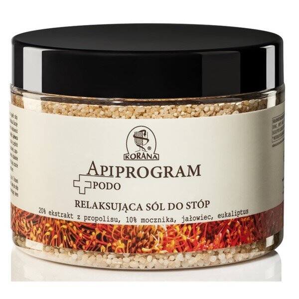 Korana Apiprogram Расслабляющая соль для ног 500 г
Korana Apiprogram Расслабляющая соль для ног 500 г