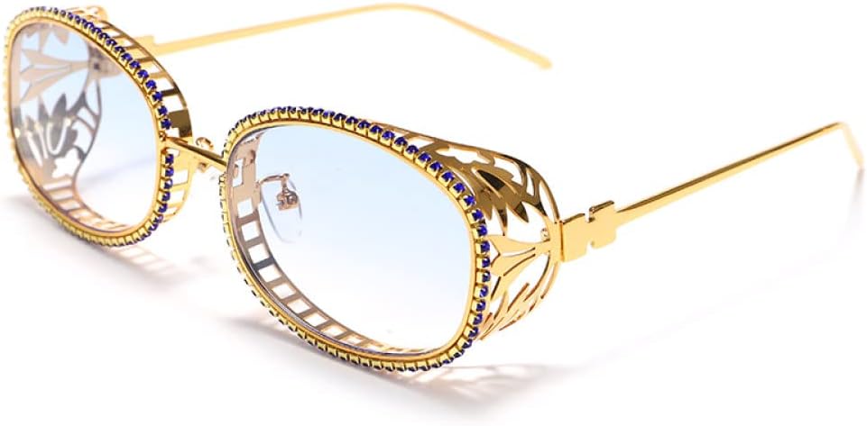 Блестящие солнцезащитные очки со стразами для женщин, овальные солнцезащитные очки с бриллиантами, полые металлические оправы с цветочным узором, очки-оправы generic, 5
Блестящие солнцезащитные очки со стразами для женщин, овальные солнцезащитные очки с бриллиантами, полые металлические оправы с цветочным узором, очки-оправы generic, 5