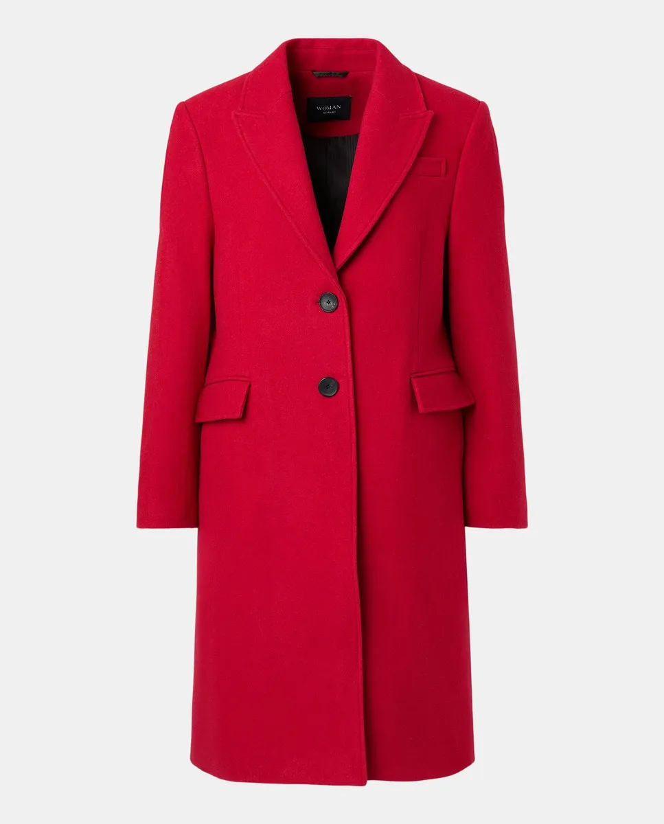 Длинное женское пальто из гладкой шерсти Woman El Corte Inglés, красный
Длинное женское пальто из гладкой шерсти Woman El Corte Inglés, красный