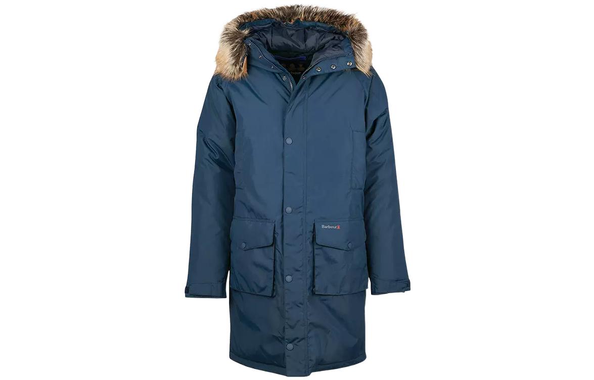 Barbour Мужская парка, темно-синяя
Barbour Мужская парка, темно-синяя