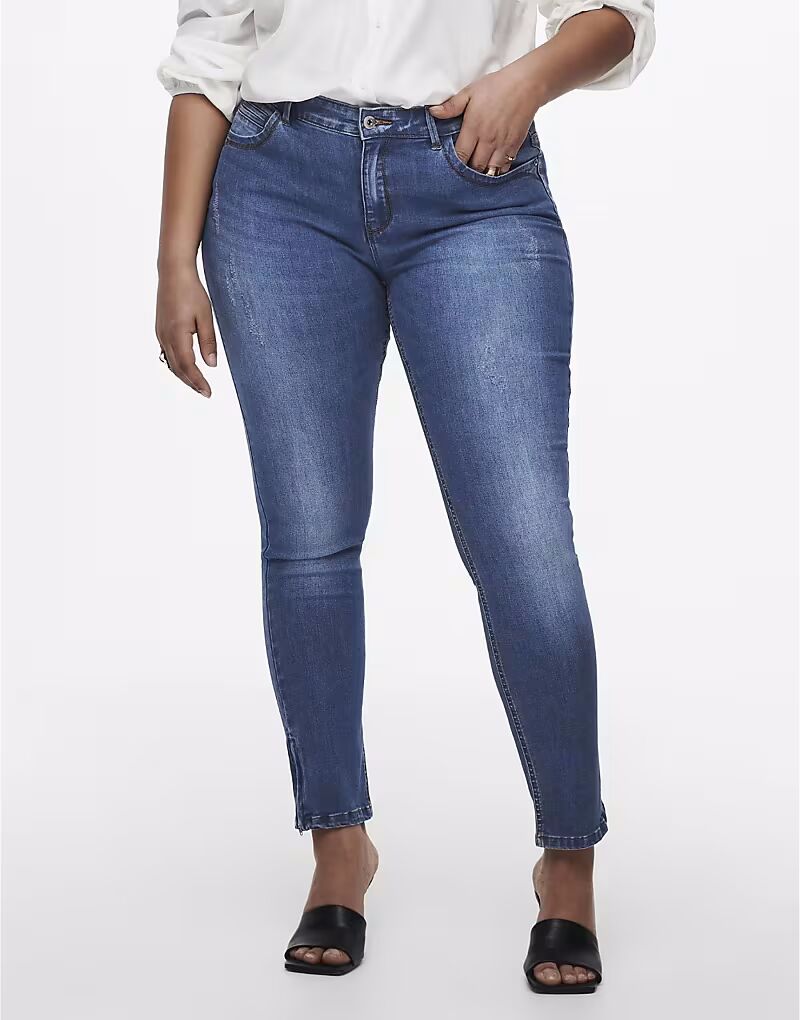 Узкие джинсы ONLY Curve из средне-синего денима
Узкие джинсы ONLY Curve из средне-синего денима