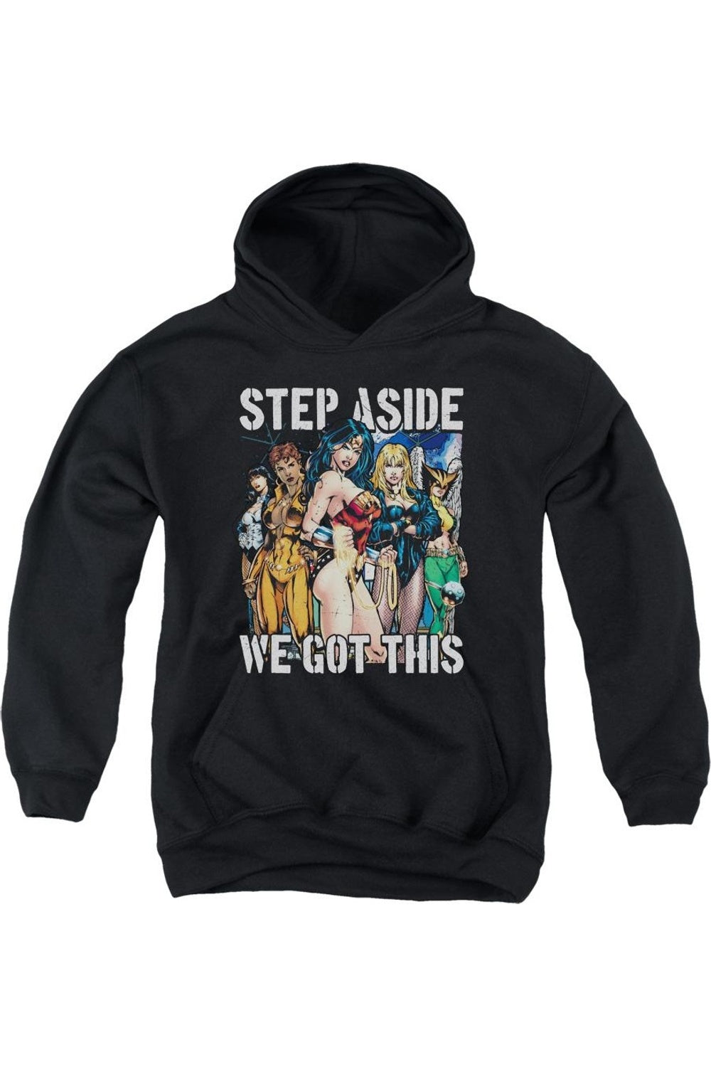 Толстовка с капюшоном для молодежи "Героини Лиги Справедливости Америки" Gildan, черный
Толстовка с капюшоном для молодежи "Героини Лиги Справедливости Америки" Gildan, черный