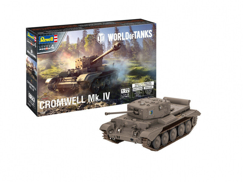 Ревелл, Кромвель Мк. IV World of Tanks, Пластиковая модель Revell
Ревелл, Кромвель Мк. IV World of Tanks, Пластиковая модель Revell