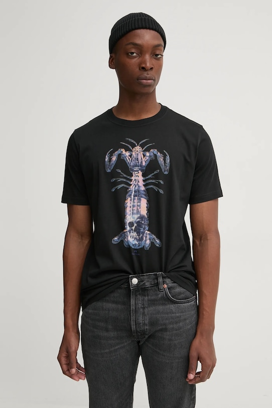 Хлопковая футболка Ps Paul Smith, черный
Хлопковая футболка Ps Paul Smith, черный