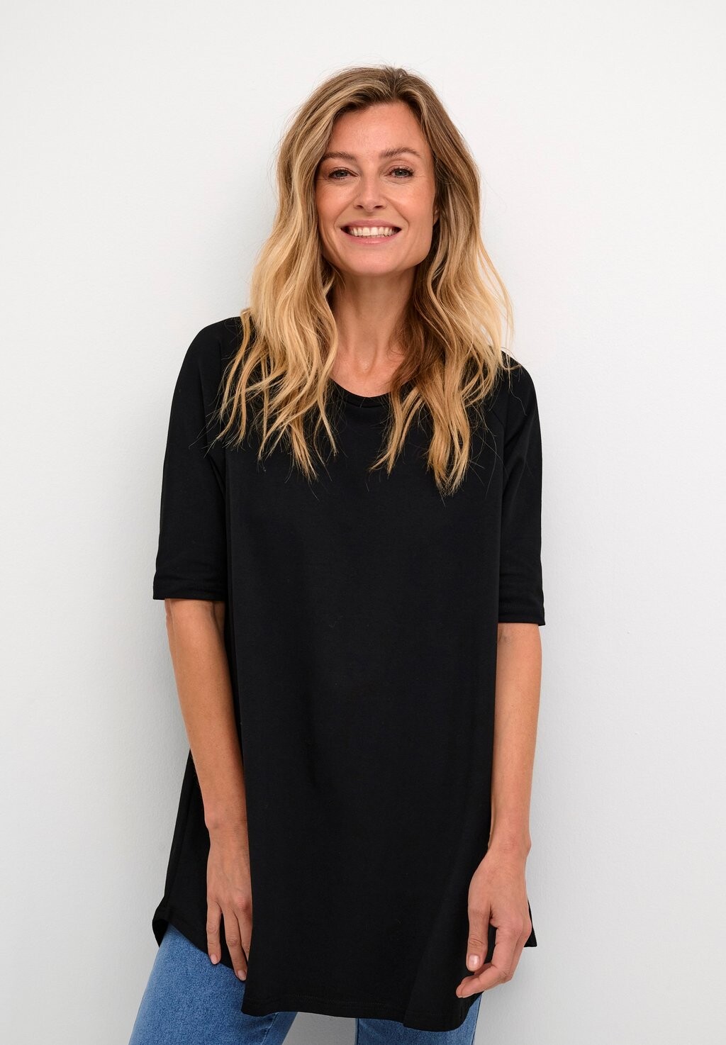 Базовая футболка BPJANE 1/2 SLEEVE Kaffe, вереск черный 
Базовая футболка BPJANE 1/2 SLEEVE Kaffe, вереск черный