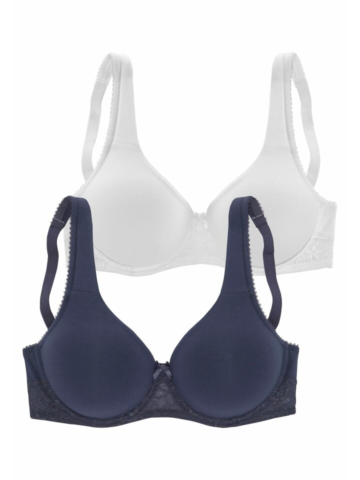 Бюстгальтер на косточках nuance, цвет marine + weiß
Бюстгальтер на косточках nuance, цвет marine + weiß