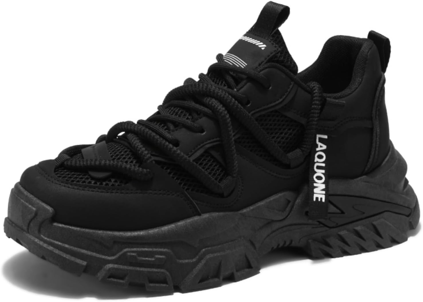 Мужские кожаные массивные кроссовки на платформе - подошва на танкетке, противоскользящая резиновая подошва, внутриподкладка из памяти формы - модные для уличного стиля, повседневной ходьбы и безопасного вождения Kpdwfms, черный
Мужские кожаные массивные кроссовки на платформе - подошва на танкетке, противоскользящая резиновая подошва, внутриподкладка из памяти формы - модные для уличного стиля, повседневной ходьбы и безопасного вождения Kpdwfms, черный