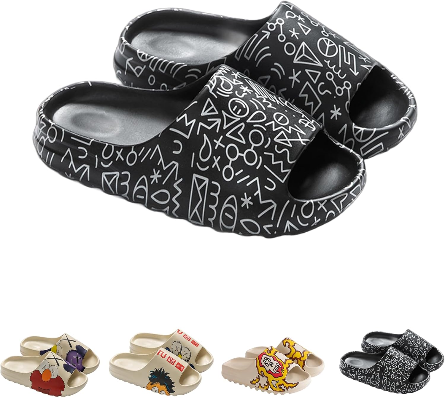 Шлепацы LZKHW для женщин и мужчин, быстросохнущие шлепанцы с открытым носком, толстые мягкие шлепанцы, пляжная обувь, водонепроницаемые нескользящие сандалии для дома и улицы, черный
Шлепацы LZKHW для женщин и мужчин, быстросохнущие шлепанцы с открытым носком, толстые мягкие шлепанцы, пляжная обувь, водонепроницаемые нескользящие сандалии для дома и улицы, черный