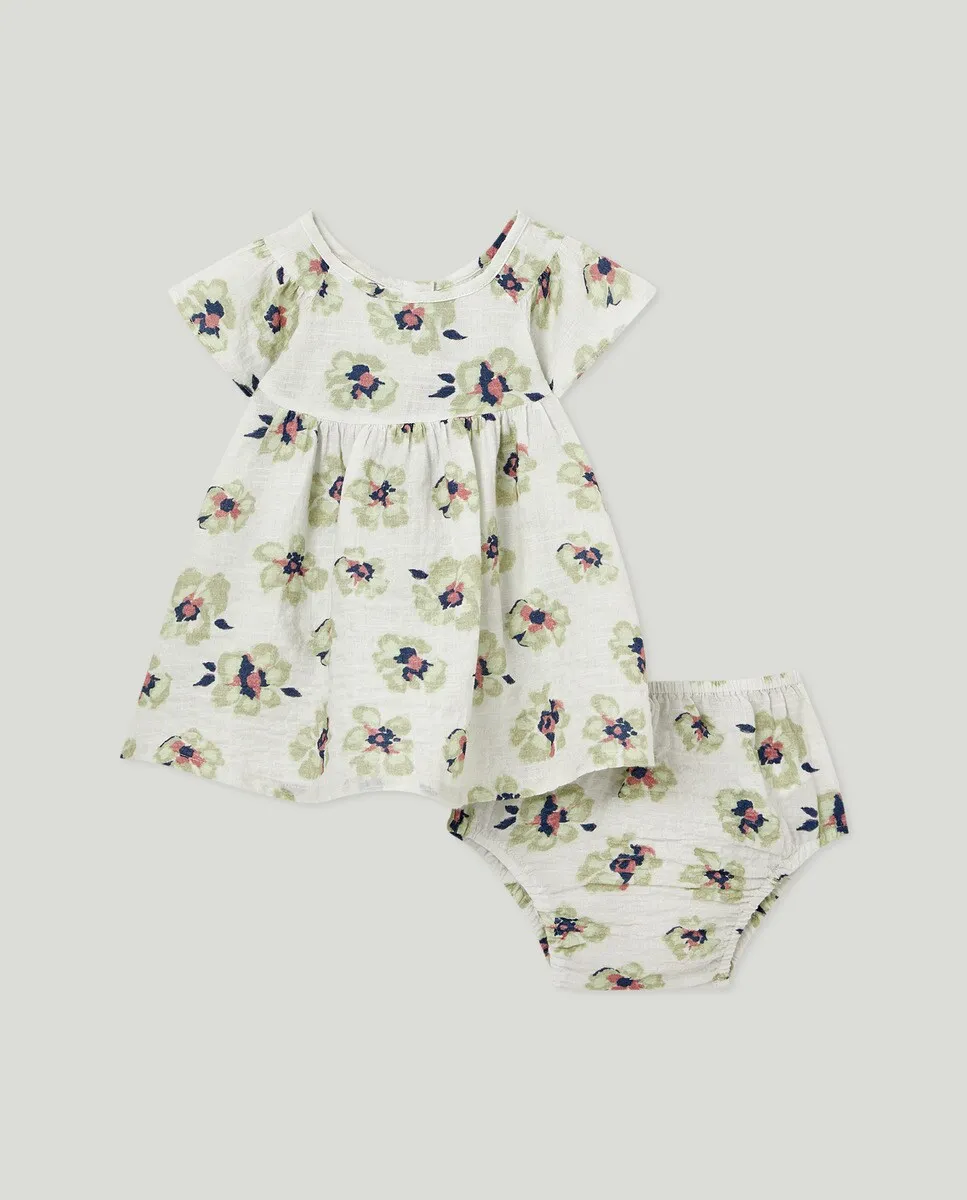 Платье для девочки с рюшами и короткими рукавами Baby El Corte Inglés, цвет Blanco Roto
Платье для девочки с рюшами и короткими рукавами Baby El Corte Inglés, цвет Blanco Roto