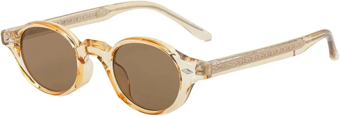 Женские солнцезащитные очки овальной формы с заклепками, мужские темно-зеленые солнцезащитные очки с защитой от УФ-излучения UV400 в стиле панк DSVIGF, Champagne Tea
Женские солнцезащитные очки овальной формы с заклепками, мужские темно-зеленые солнцезащитные очки с защитой от УФ-излучения UV400 в стиле панк DSVIGF, Champagne Tea