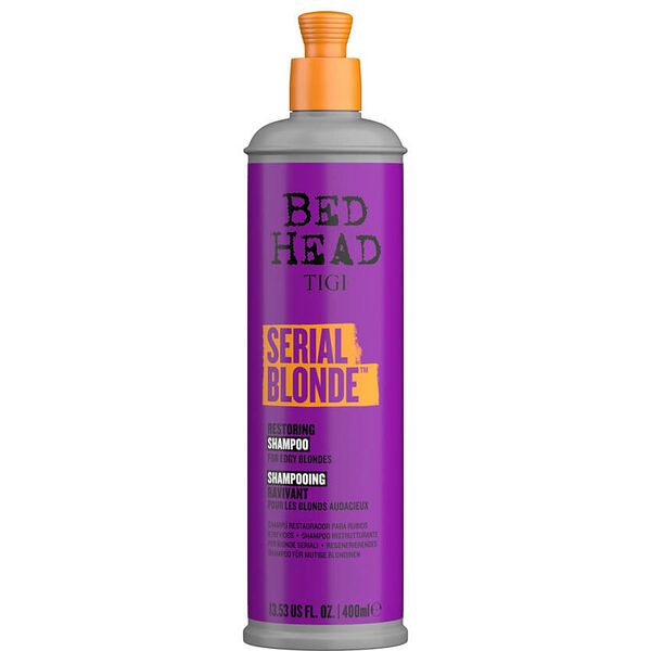Шампунь для поврежденных светлых волос, 400 мл Tigi Bed head colour care serial blonde
Шампунь для поврежденных светлых волос, 400 мл Tigi Bed head colour care serial blonde