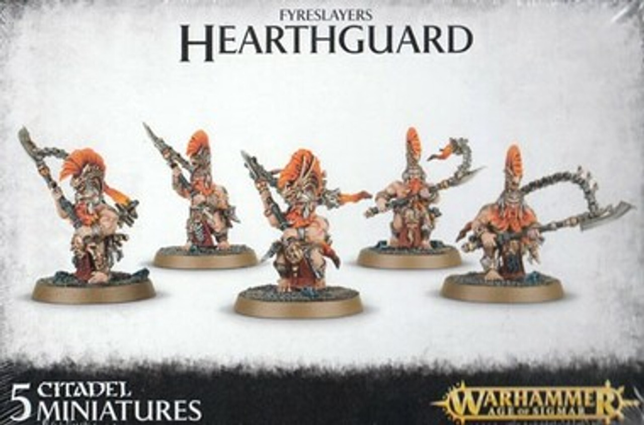Миниатюра Warhammer Age of Sigmar: Fyreslayers - Hearthguard Berzerkers/Auric Hearthguard
Миниатюра Warhammer Age of Sigmar: Fyreslayers - Hearthguard Berzerkers/Auric Hearthguard