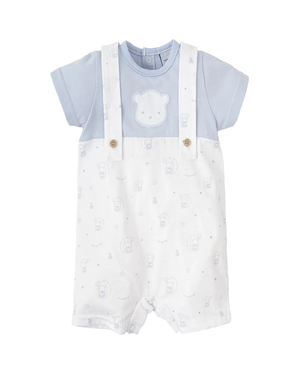 Пеленальный комбинезон для мальчика с коротким рукавом, эффект 2 в 1 BABIDÚ, синий
Пеленальный комбинезон для мальчика с коротким рукавом, эффект 2 в 1 BABIDÚ, синий