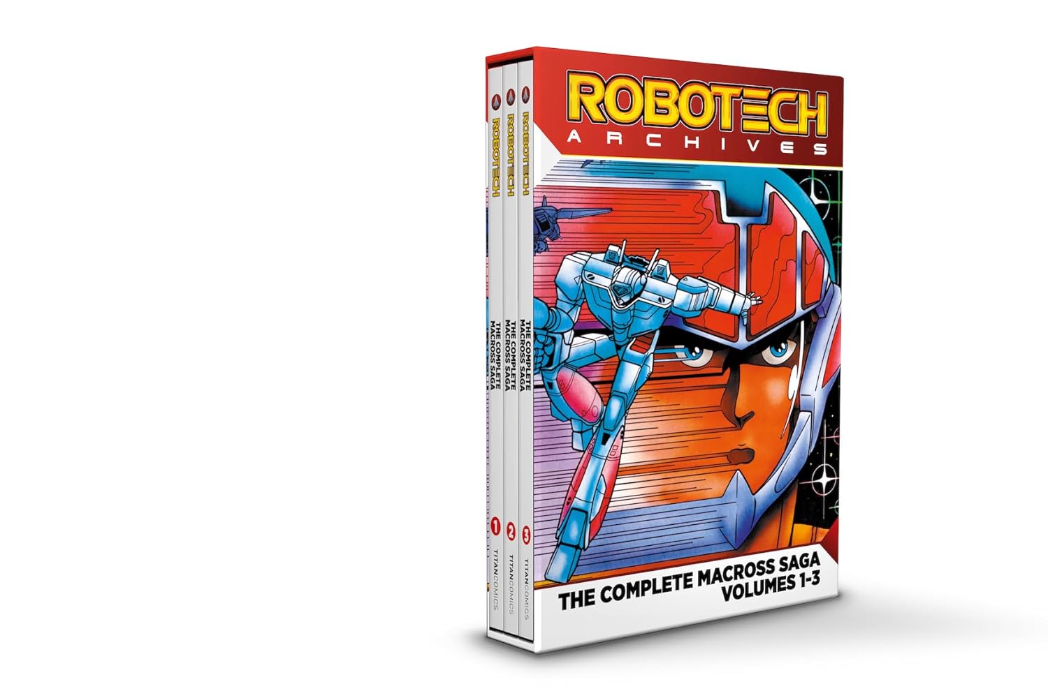 Robotech The Complete Macross Saga Slipcase Edition (Titan Comics)
Robotech The Complete Macross Saga Slipcase Edition (Titan Comics)