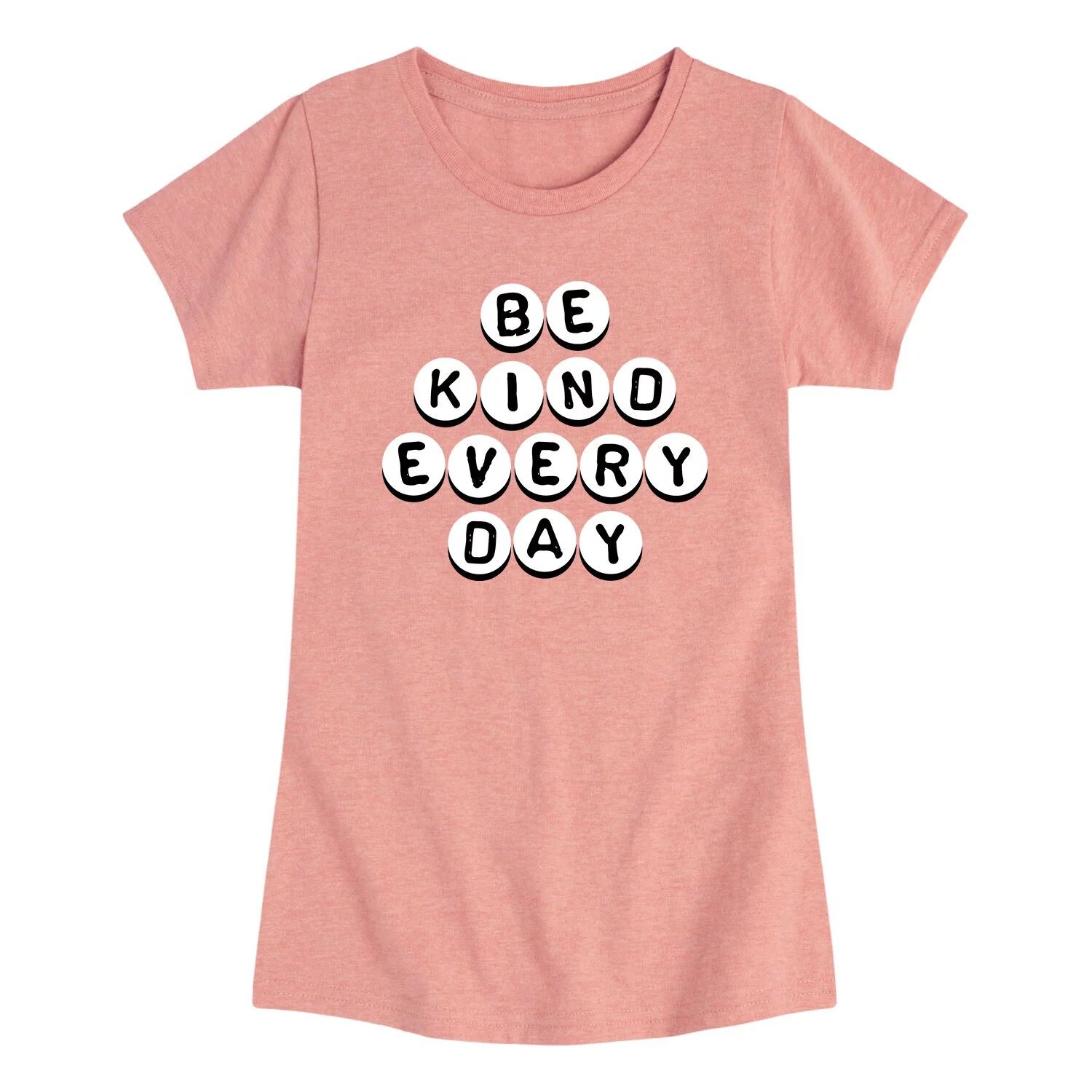Повседневная футболка с рисунком Be Kind для девочек 7–16 лет с буквами и бусинами Licensed Character, розовый
Повседневная футболка с рисунком Be Kind для девочек 7–16 лет с буквами и бусинами Licensed Character, розовый