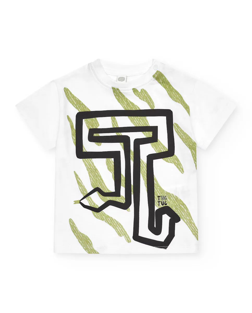 Футболка с коротким рукавом и принтом спереди Tuc tuc, белый
Футболка с коротким рукавом и принтом спереди Tuc tuc, белый