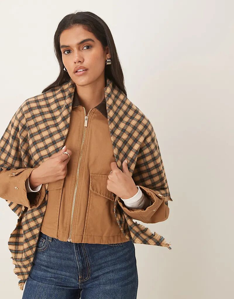 Треугольный шарф в клетку ASOS DESIGN
Треугольный шарф в клетку ASOS DESIGN