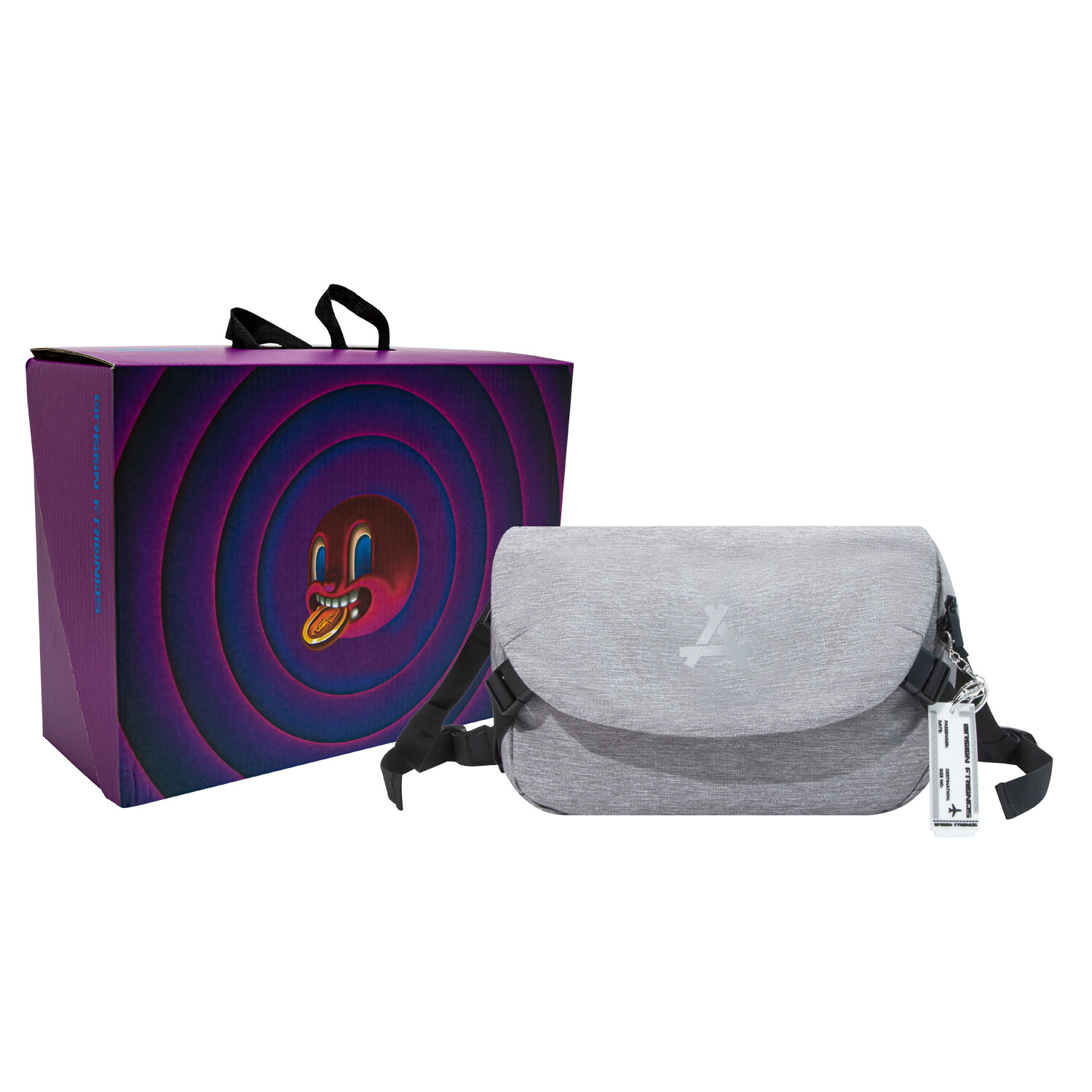 Сумка через плечо унисекс Gf, Черный 
Сумка через плечо унисекс Gf, Черный