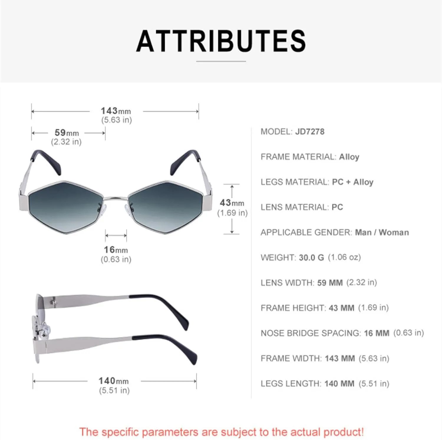 Женские солнцезащитные очки в стиле шестиугольник-панк, роскошная винтажная металлическая оправа, стимпанк, уникальный многоугольный дизайн TVTBBVV, C10goldbrown
Женские солнцезащитные очки в стиле шестиугольник-панк, роскошная винтажная металлическая оправа, стимпанк, уникальный многоугольный дизайн TVTBBVV, C10goldbrown