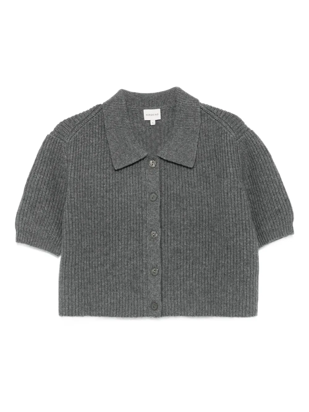 Кардиган с короткими рукавами в рубчик HERSKIND, серый
Кардиган с короткими рукавами в рубчик HERSKIND, серый