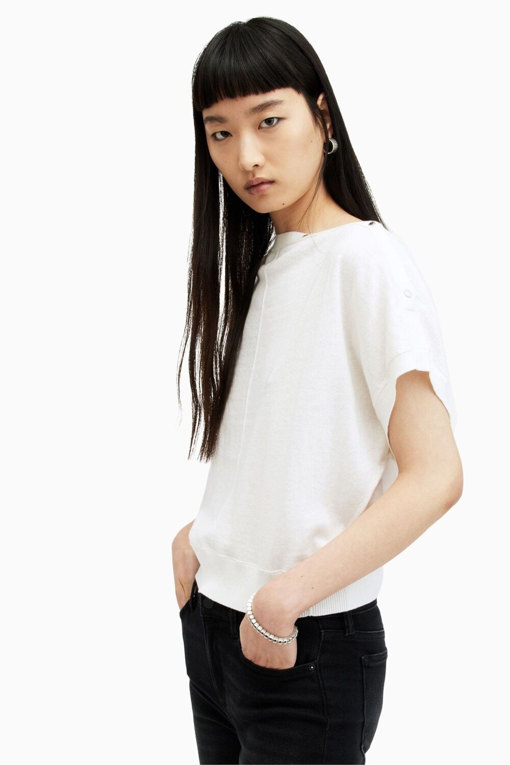 Топ без рукавов Allsaints eli All Saints, белый
Топ без рукавов Allsaints eli All Saints, белый