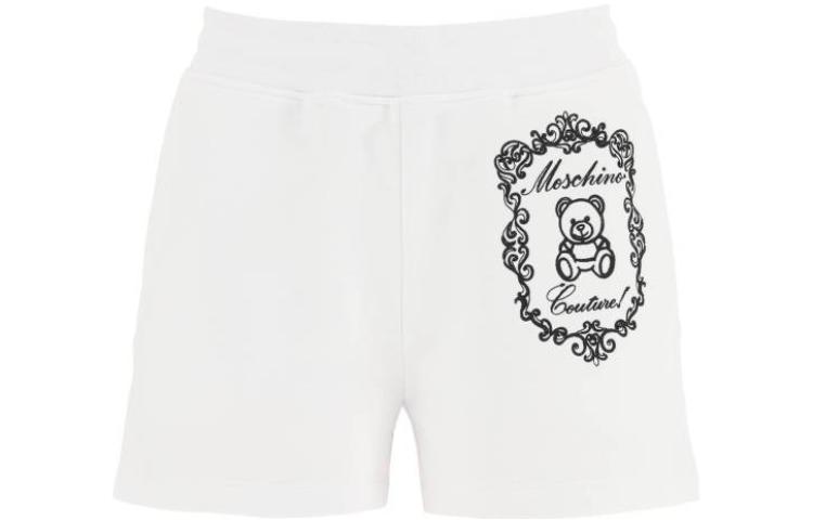 Повседневные шорты женские белые MOSCHINO 
Повседневные шорты женские белые MOSCHINO