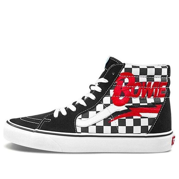 Кроссовки david bowie x sk8-hi 'diamond dogs' Vans, черный 
Кроссовки david bowie x sk8-hi 'diamond dogs' Vans, черный