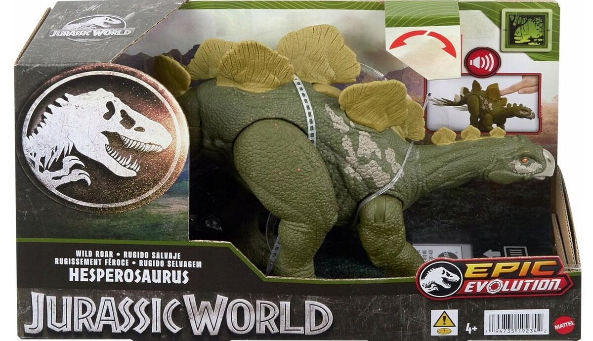 JURASSIC WORLD EPIC EVOLUTION DINOSAUR Hesperosaurus со звуком
JURASSIC WORLD EPIC EVOLUTION DINOSAUR Hesperosaurus со звуком