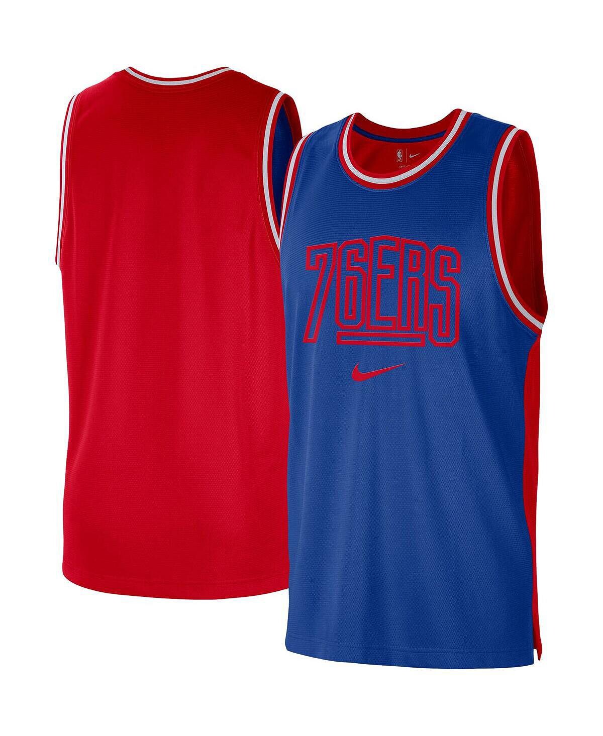 Мужская сетчатая майка Royal, красная Philadelphia 76ers Courtside Versus Force Split DNA Performance Nike
Мужская сетчатая майка Royal, красная Philadelphia 76ers Courtside Versus Force Split DNA Performance Nike
