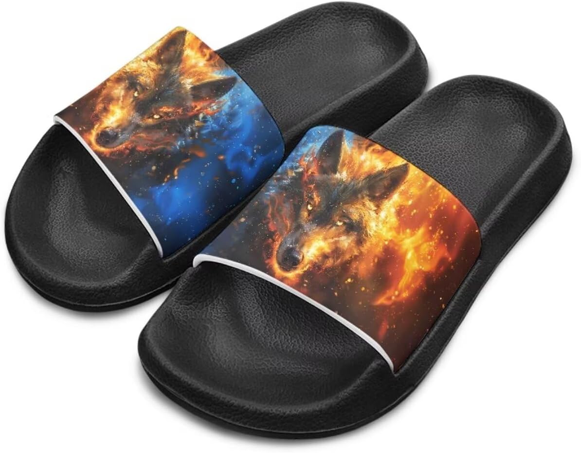 Детские шлепанцы для мальчиков и девочек, летние тапочки, для улицы, пляжа, бассейна, душа, спорта, подарок (младший/старший ребенок) Cugasmaru, Wolf Out Space
Детские шлепанцы для мальчиков и девочек, летние тапочки, для улицы, пляжа, бассейна, душа, спорта, подарок (младший/старший ребенок) Cugasmaru, Wolf Out Space