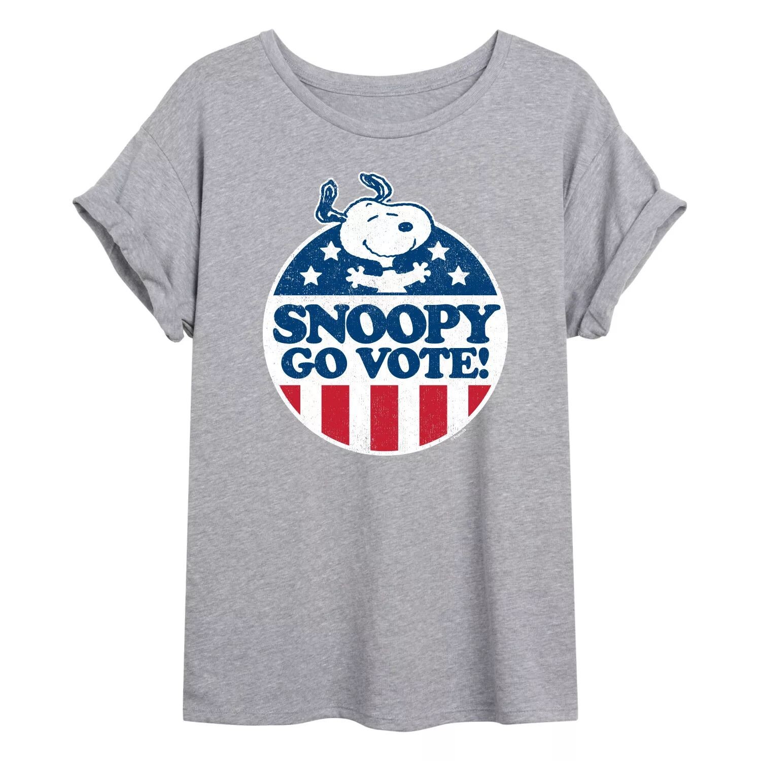Детская футболка Peanuts Charlie Brown & Snoopy Go Vote с струящимся рисунком Licensed Character, серый
Детская футболка Peanuts Charlie Brown & Snoopy Go Vote с струящимся рисунком Licensed Character, серый